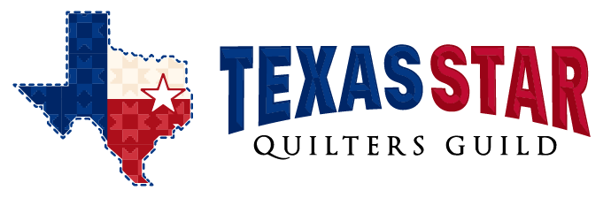 Texas Star Quilters Guild Logo Horizontal